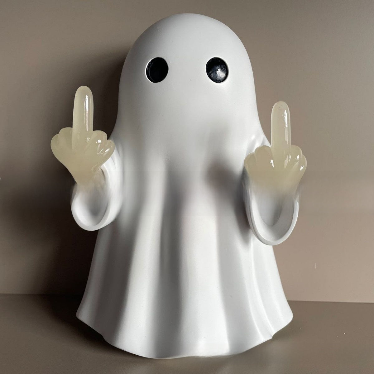 Halloween Ghost Middle Finger Glow Night Light