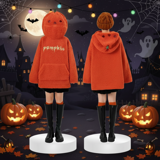 Halloween Pumpkin Hooded Sweatshirt