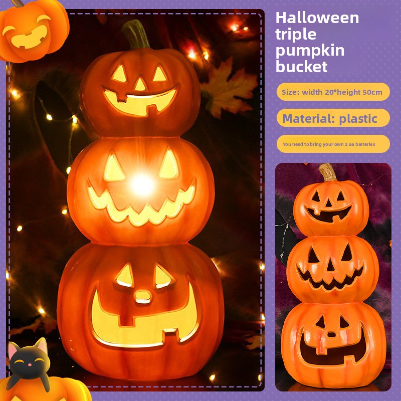 Halloween Pumpkin Decorations for Party Scene
