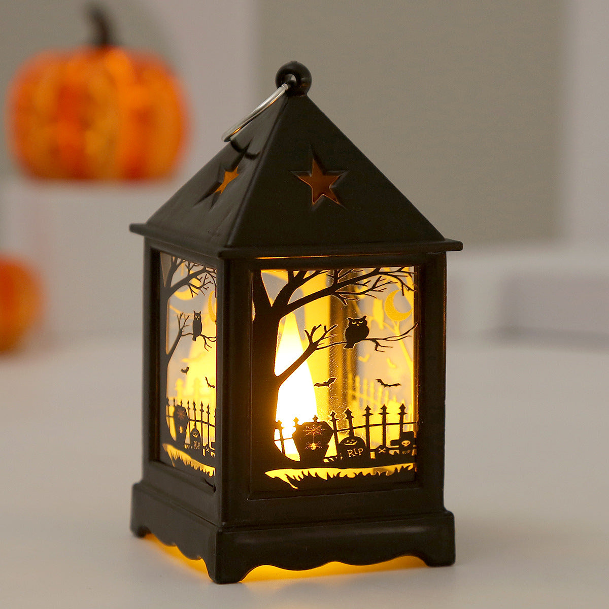 Creative LED Portable Halloween Pumpkin Light for Kids