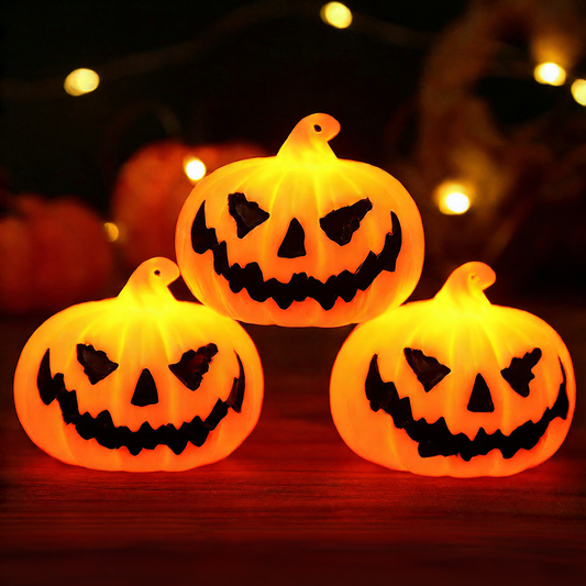 Halloween Spooky Jack's Pumpkin Lights 3pcs