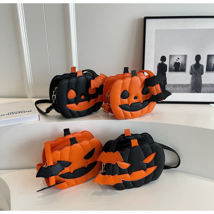 Halloween Pumpkin Cross Bag