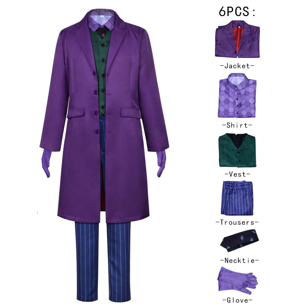 Heath Ledger Joker Cosplay Suit
