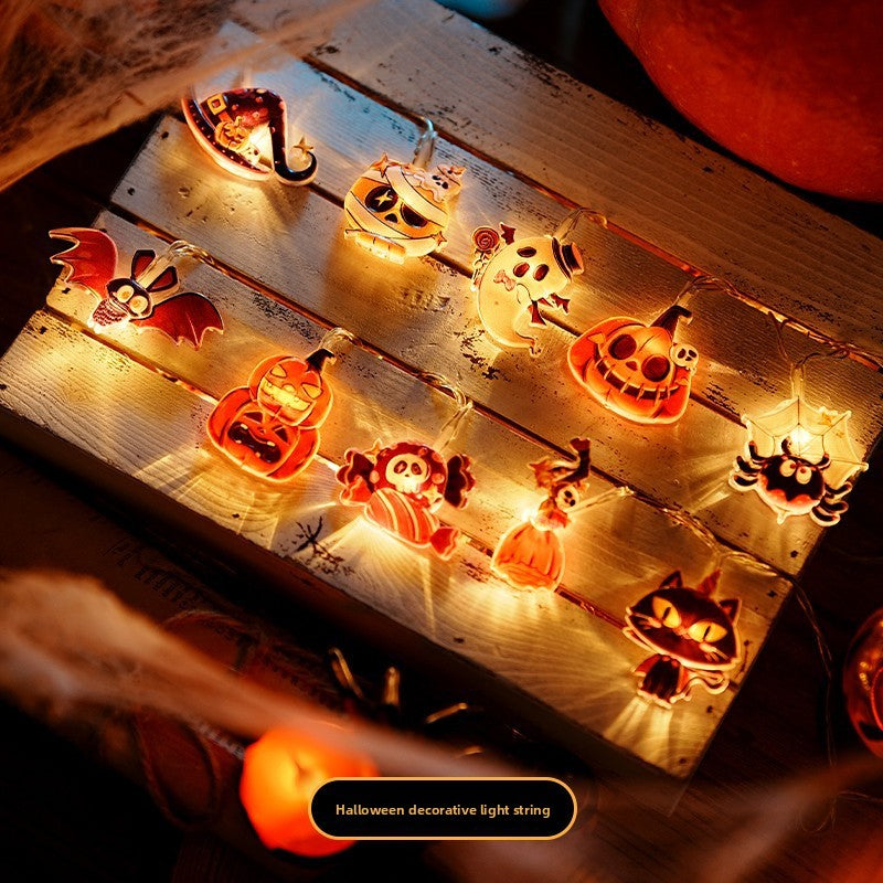 Halloween Ghost Spider Light String