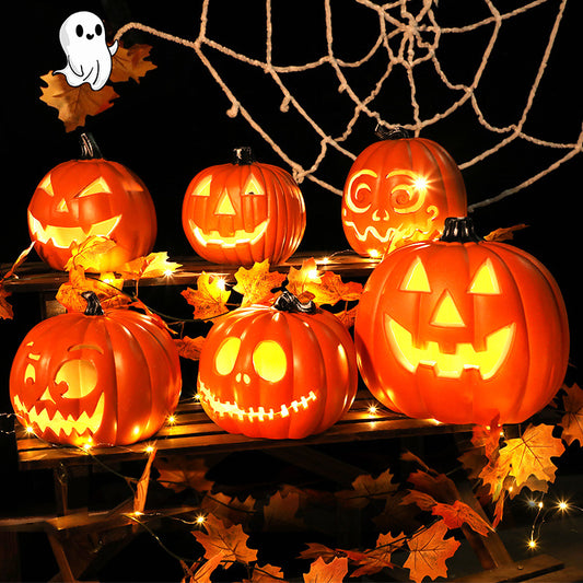 Halloween Pumpkin Decorations for Party Scene