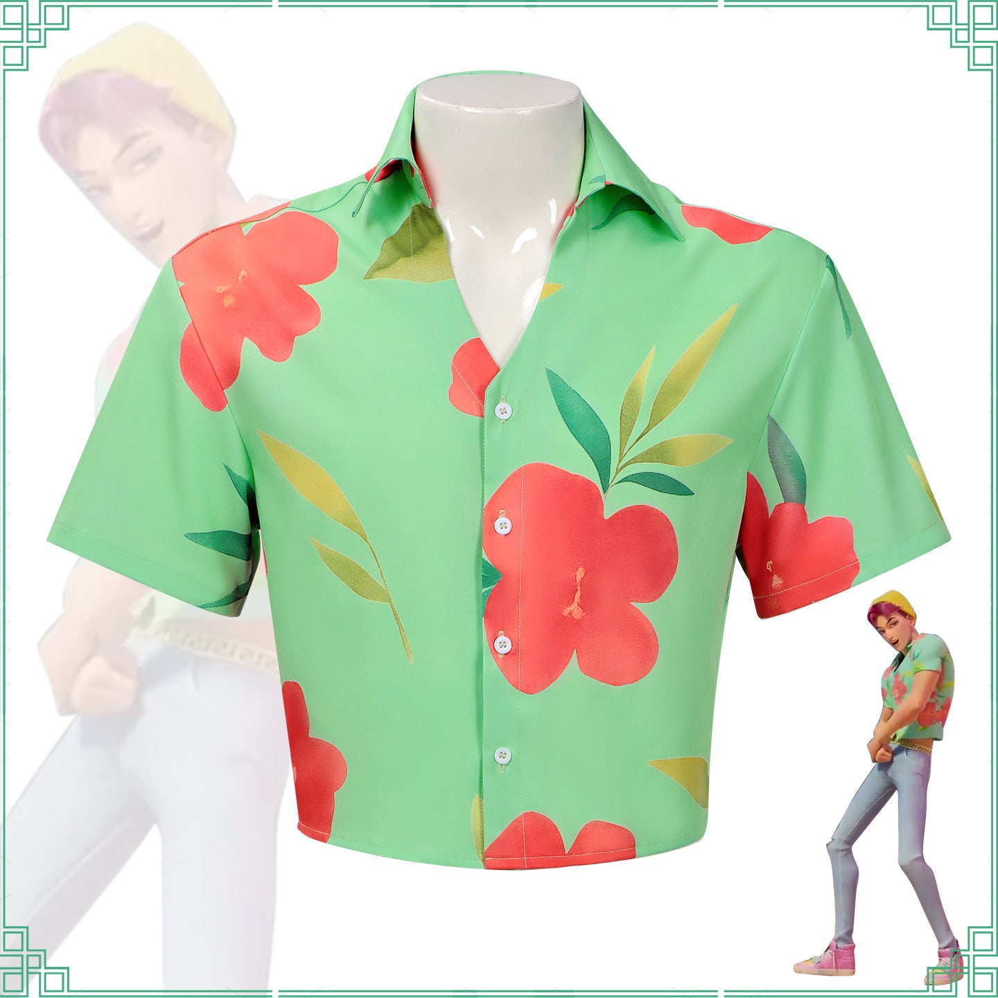 Kpop Anime Cosplay Costume Set for Boys and Girls