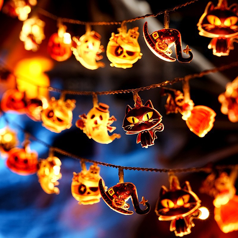 Halloween Ghost Spider Light String